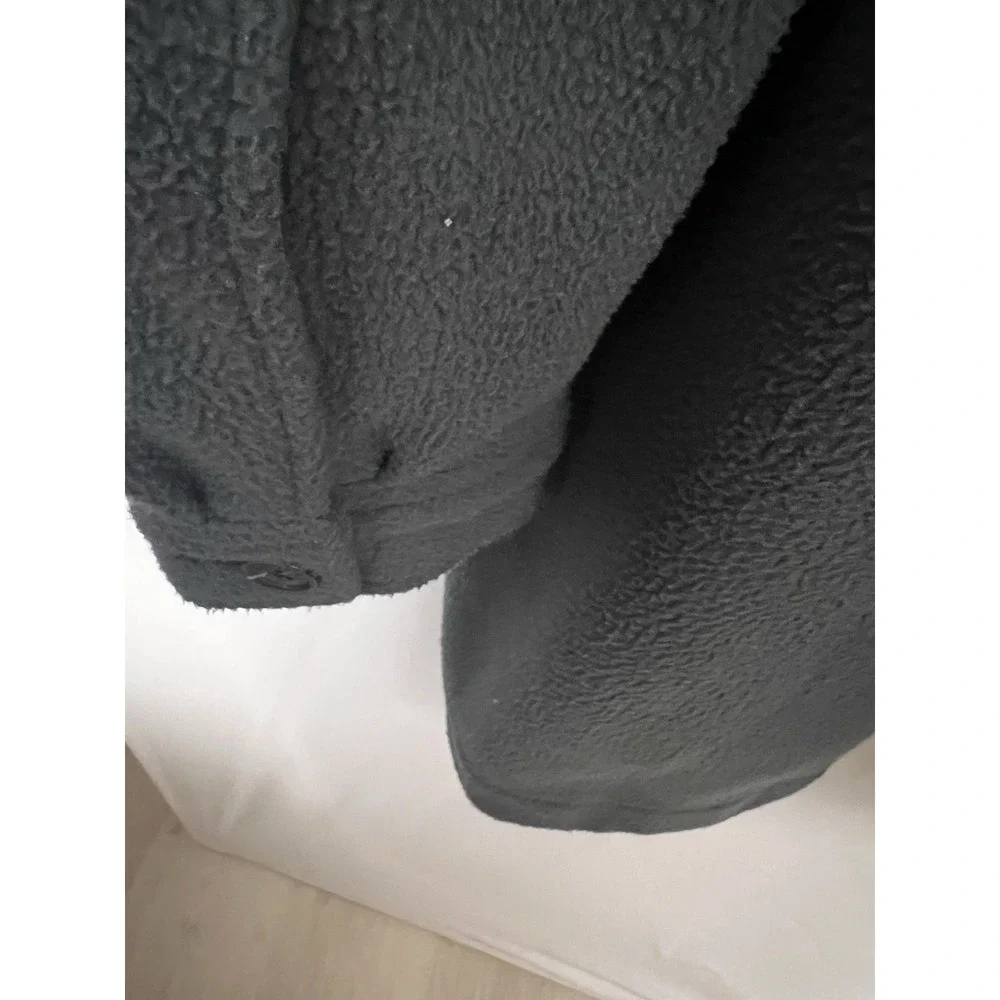 Eddie Bauer Lynden Fleece Parka‎ In Storm Size XL Dark Grey Pockets